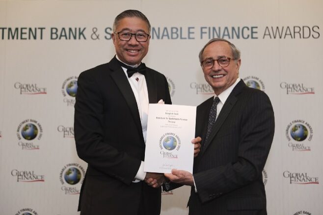 Global Finance_Best bank for sustainable finance in Thailand