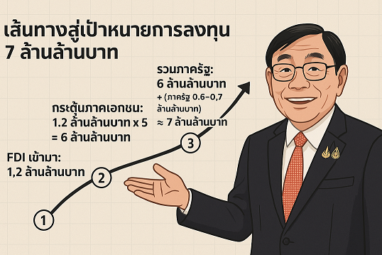 เส้นทางสู่ 7 ล้านล้านบาท